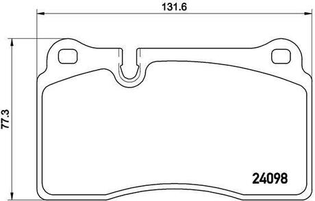 P85116 BREMBO Колодки тормозные A3 RS3 TT