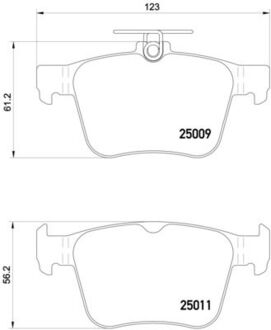 P85124X BREMBO Тормозные колодки, тюнінг