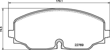 P85176 BREMBO Klocki ham. TERAMONT .