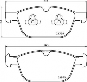 P86023 BREMBO Тормозные колодки Brembo