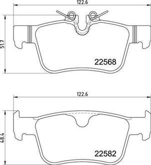 P86 030 BREMBO Тормозные колодки дискові