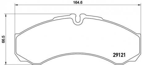 P A6 021 BREMBO Тормозные колодки дисковые, к-кт.