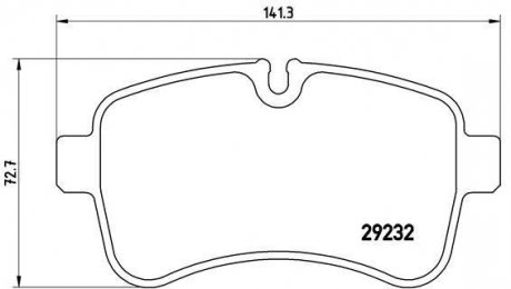 P A6 027 BREMBO Тормозные колодки дисковые, к-кт.