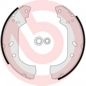 S 23 517 BREMBO Комплект тормозных колодок