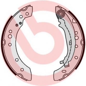 S 54 521 BREMBO Комлект тормозных накладок