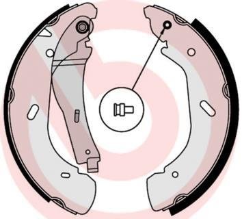 S 56 513 BREMBO Комплект тормозных колодок