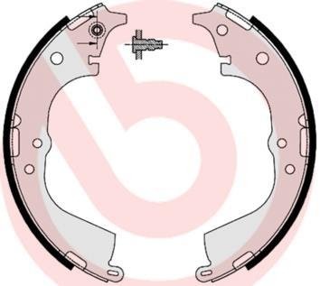 S 83 537 BREMBO Комплект тормозных колодок