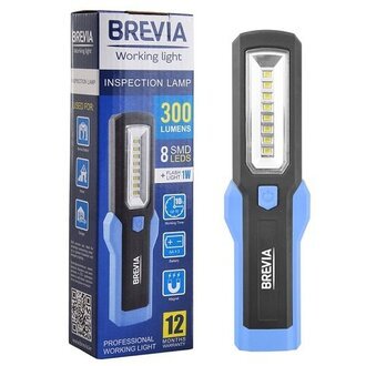 11310 BREVIA Фонарь для СТО светодиодный для охоты для рыбалки Brevia 8SMD+1W LED 300lm (11310)