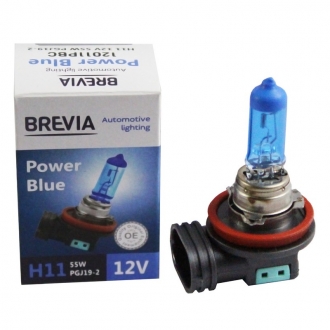 12011PBC BREVIA Галогеновая лампа BREVIA H11 POWER BLUE 12011PBC