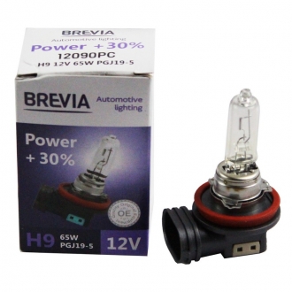 12090PC BREVIA Галогеновая лампа BREVIA H9 POWER +30% 12090PC