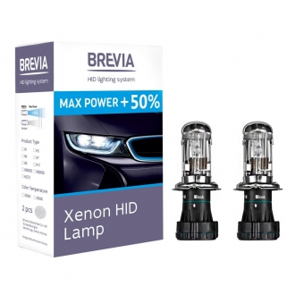 12450MP BREVIA Ксеноновые лампы BREVIA H4 5500K Max Power +50% (12450MP)