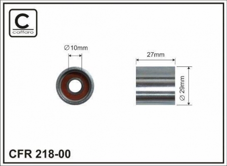 218-00 CAFFARO Натяжитель ремня ГРМ Audi/VW 1.8T 95-