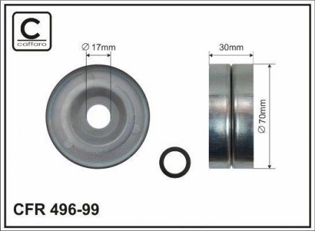 49699 CAFFARO Ролик натяжний