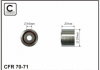 Ролик паразитный ручейкового ремня Citroen/Peugeot/Fiat 1.9D DW8 98- 70-71