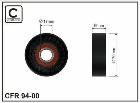 9400 CAFFARO Ролик натяжний