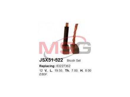 JSX51522 CARGO Щітки стартера