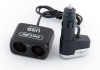 CS303 CarLife Разветвитель прикуривателя CARLIFE CS303 2в1 + USB (фото 1)