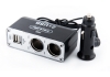 CS304 CarLife Разветвитель прикуривателя CARLIFE CS304 2в1 + USB (фото 1)