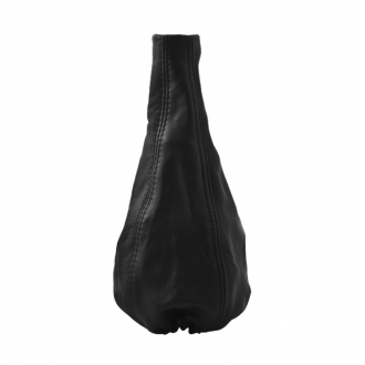 GS02 CarLife Чехол на КПП Carlife кожаный черного цвета на ВАЗ 2101-2107 (GS02)