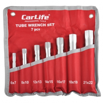 WR2222 CarLife Набор ключей торцевых трубчатых CARLIFE 6х7 - 21х22 мм 7 шт (WR2222)