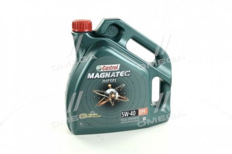 156EDD CASTROL Масло моторн. castrol magnatec diesel 5w-40 dpf (канистра 4л)