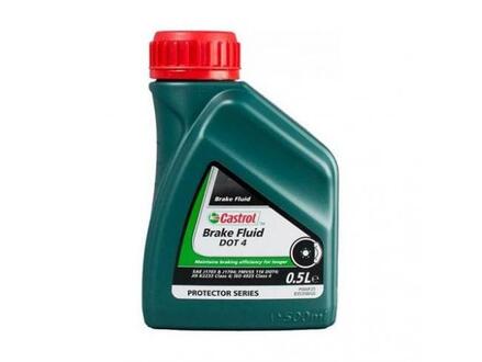 U7-CBFDT4-15X.5 CASTROL CASTROL 0,5л Brake Fluid DOT-4 тормозная жидкость