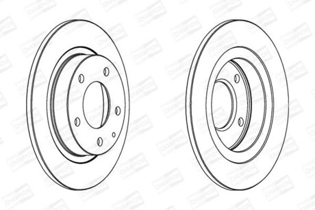 561717CH CHAMPION CHAMPION MAZDA Диск тормозной задн.626 IV 92-