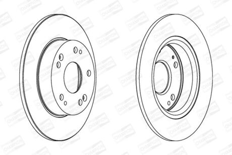 562544CH CHAMPION 562544CH (Champion) Тормозной диск