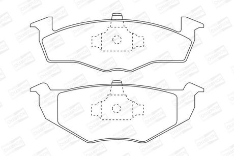 571915CH CHAMPION CHAMPION VW Тормозные колодки передн.Golf III, Polo 95-