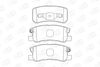 Колодки тормозные дисковые задние CHRYSLER SEBRING Convertible (JS) (572498CH) C