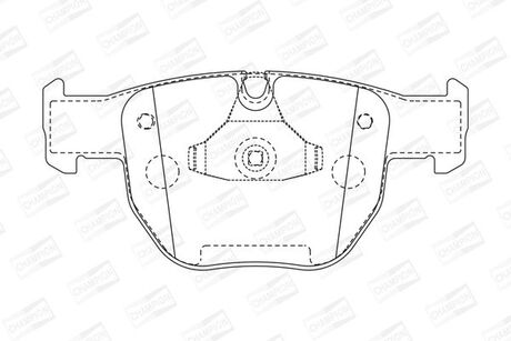 572507CH CHAMPION CHAMPION LANDROVER Тормозные колодки передн. Range Rover III 02-