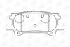 Колодки тормозные дисковые задние LEXUS RX (_U3_) 03-08|TOYOTA HARRIER (_U3_) 03 572621CH