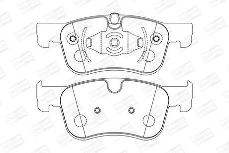 573604CH CHAMPION CHAMPION CITROEN Тормозные колодки передн.C4 Grand Picaasso, C4 Picasso 13-