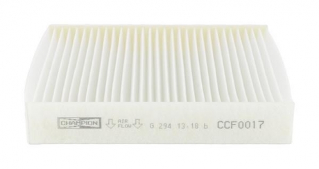 CCF0017 CHAMPION Фільтр очищення повітря салону автомобіля