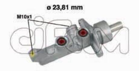 202-647 CIFAM CIFAM TOYOTA Главный тормозной цилиндр (торм установка Bosch, без ESP) AVENSIS 03-08, COROLLA 04-09