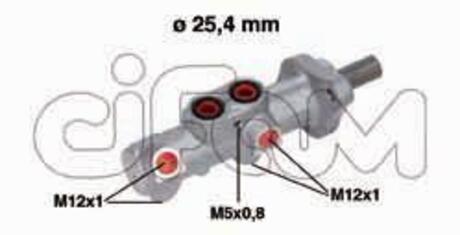 202-756 CIFAM CIFAM VOLVO Главный тормозной цилиндр C30 06-12, S60 00-10, S80 I 01-06, V70 II 99-04, XC90 I 02-06