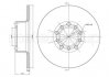 Диск тормозной MERCEDES W123 76-85 PRZÓD 800046