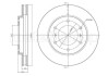 CIFAM MITSUBISHI диск гальм передн. L200 05- 800-1076C