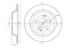 CIFAM KIA  Диск гальмівний задн. CARENS IV 13- 800-1514C