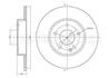 CIFAM Диск тормозной перед. DB W202 93-00 800-313C