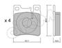 Тормозные колодки перед W202/210 (ATE)/211 4Matic 822-567-0