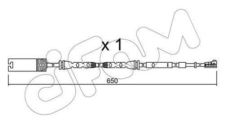 SU.304 CIFAM CIFAM BMW датчик зносу гальмівних колодок E90