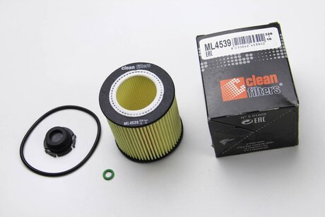 ML4539 CLEAN FILTERS Фильтр масла BMW 1/2/3/4/5/X1/X5 11- CLEAN FILTERS ML4539