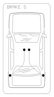 10.4141 COFLE Трос ручного гальма зад. Л BMW 5 E39 96- 1930/1170 (L)