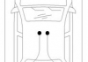 Трос ручного гальма зад. Л/П Citroen C5 III (RD_) 2008/02- 10.4612