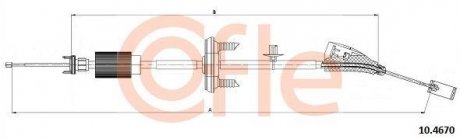 10.4670 COFLE Трос педали акселератора