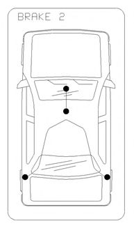 10.5342 COFLE Трос ручного гальма зад. Ford Transit Connect 200/220 DS1,8TDdi-1,8TDCi –1,8 (small mod)(без ABS) 2007- 1792/1582x2