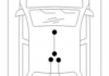 Трос ручного гальма перед. Ford C-MAX II (DXA/CB7, DXA/CEU) 2010/12- 10.5385