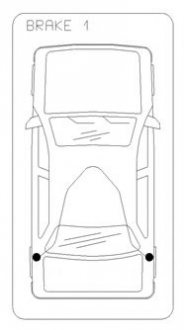 10.591 COFLE Трос ручного гальма Opel Kadett E 1.6-1.8