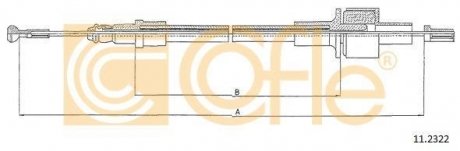 11.2322 COFLE Трос сцепления